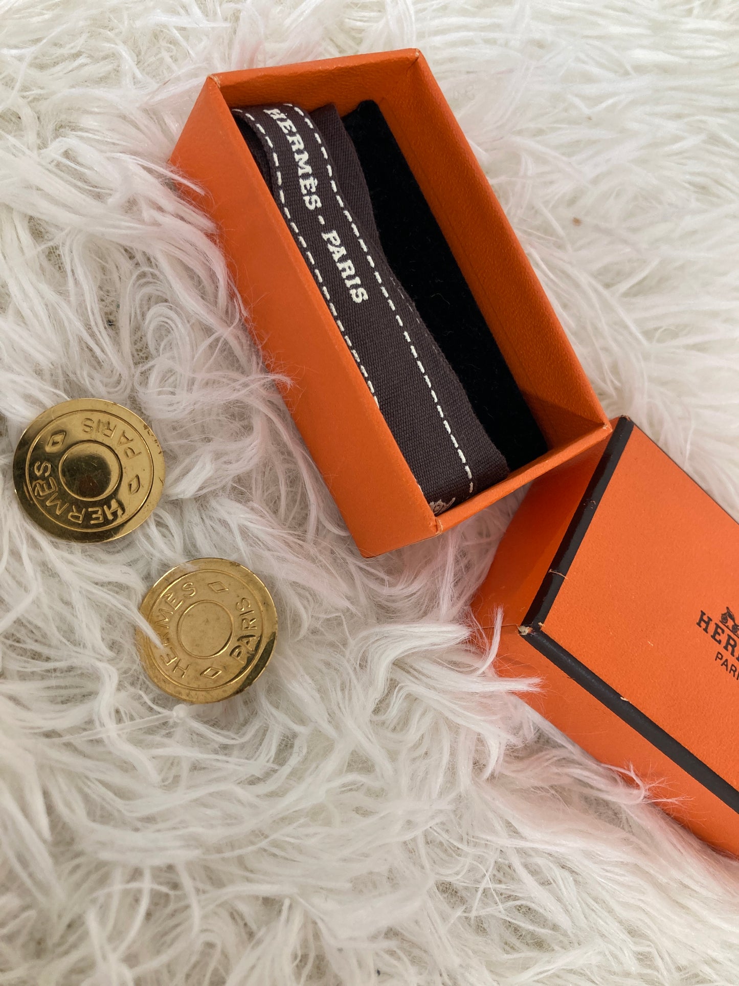 Hermes Gold Earrings A-17284