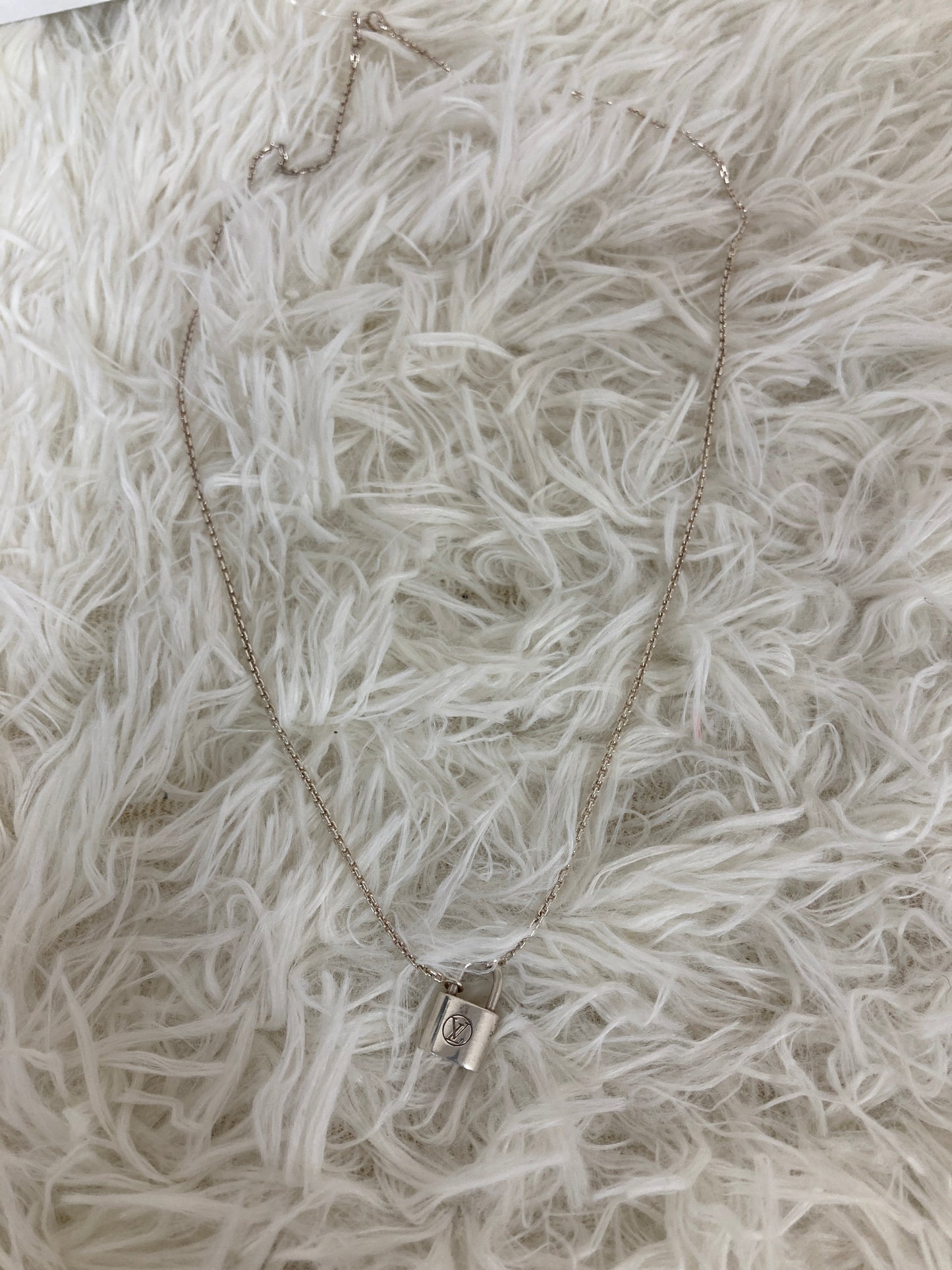 Louis Vuitton Silver Necklaces A-17286