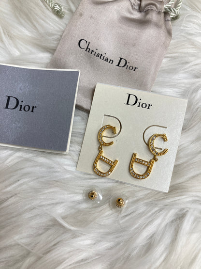 Dior Gold Earrings A-17337