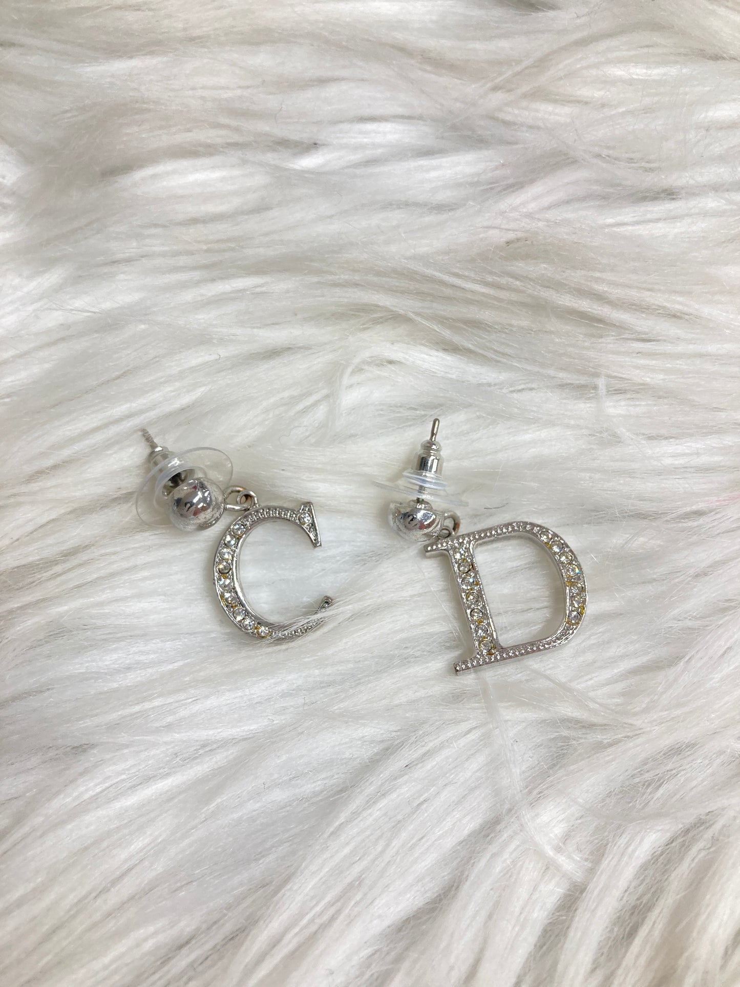 Dior Silver Earrings A-17344