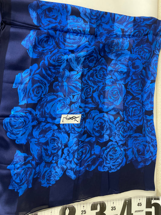 Saint Laurent Navy Scarves A-17345