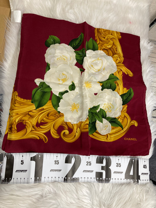 Chanel Bordeaux Scarves A-17347