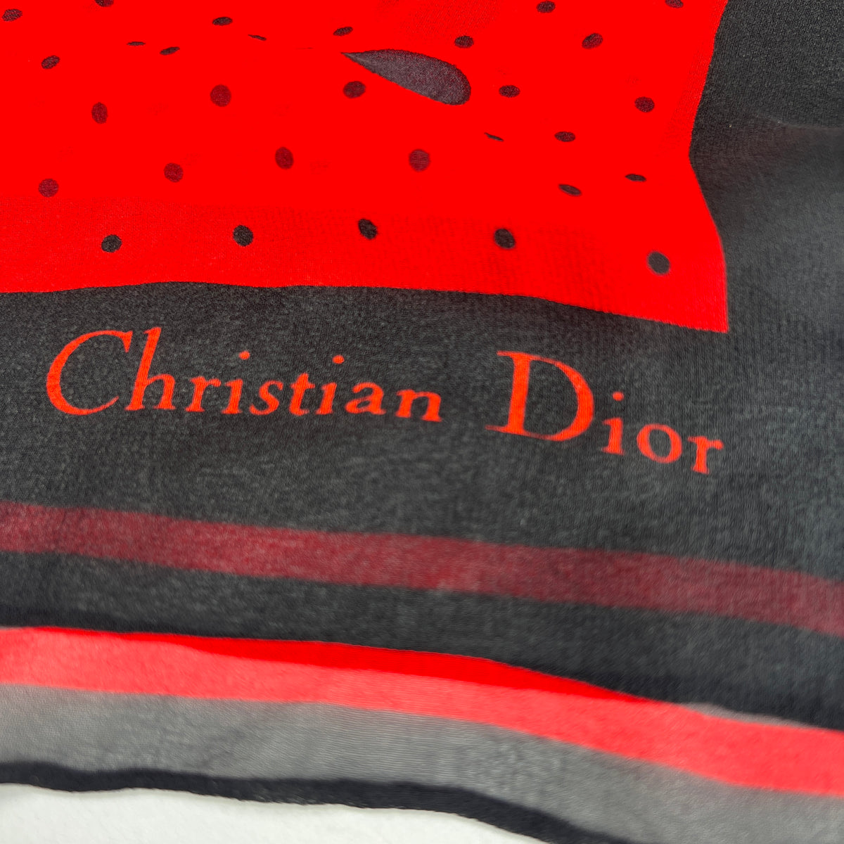 Dior Red Scarves A-17354