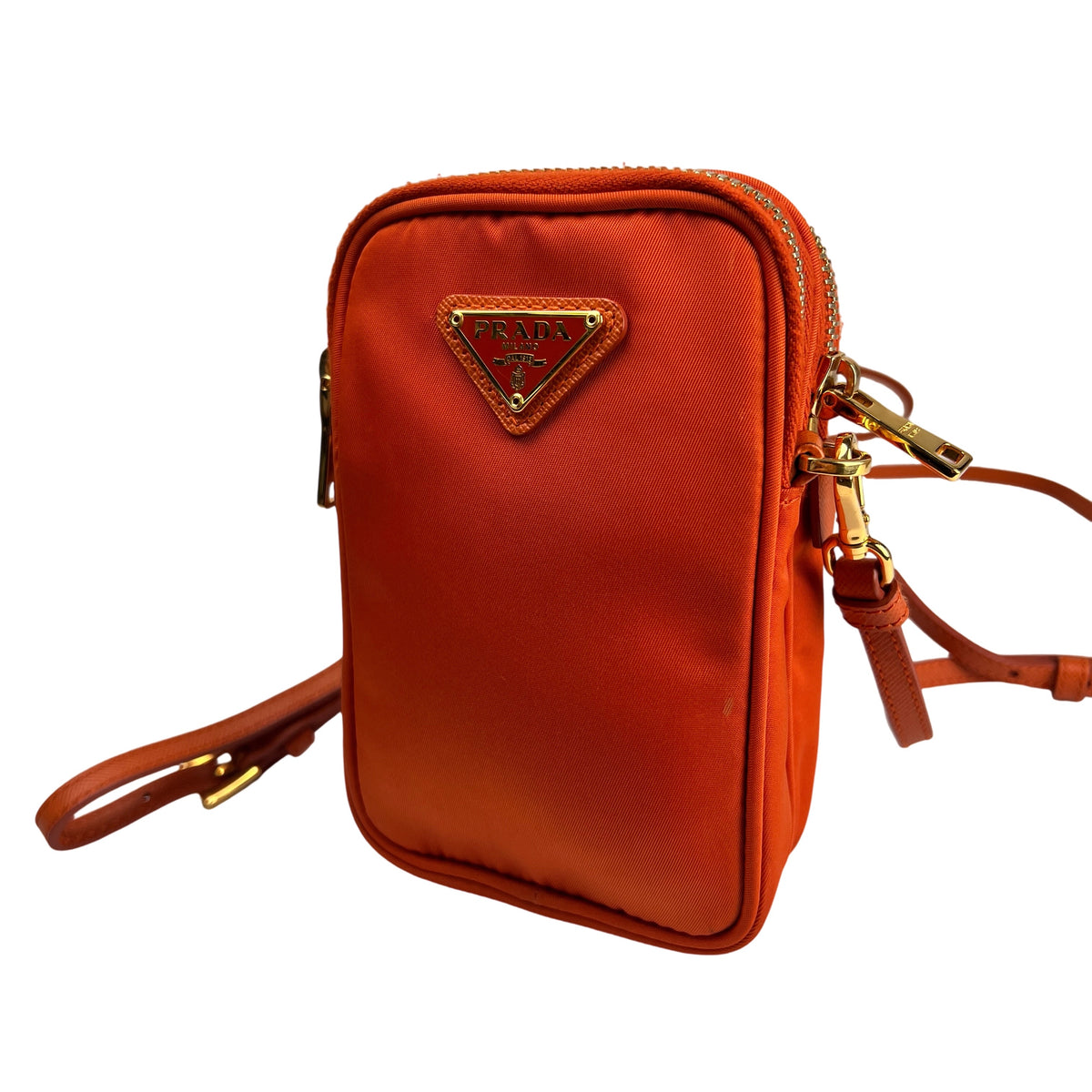 Prada Orange Shoulder Bags A-17368
