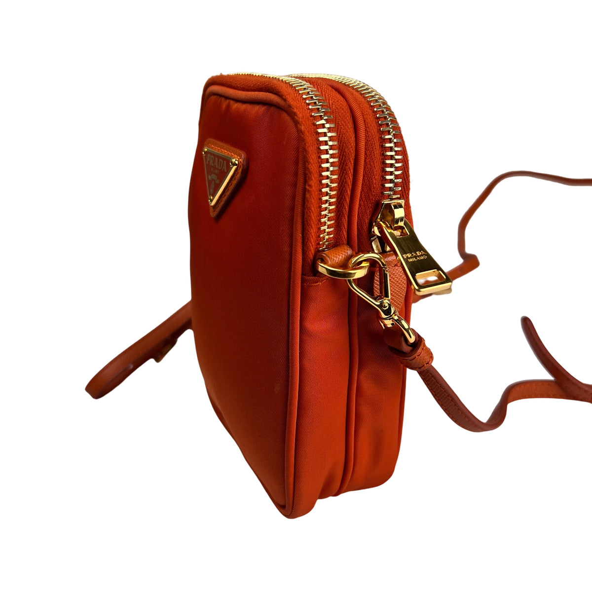 Prada Orange Shoulder Bags A-17368