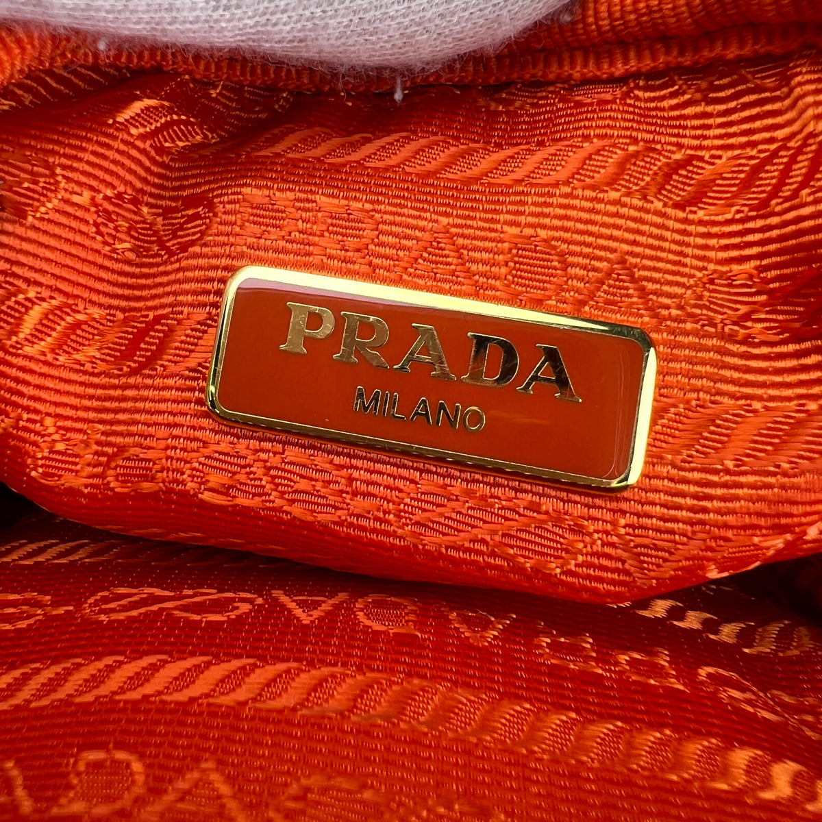Prada Orange Shoulder Bags A-17368