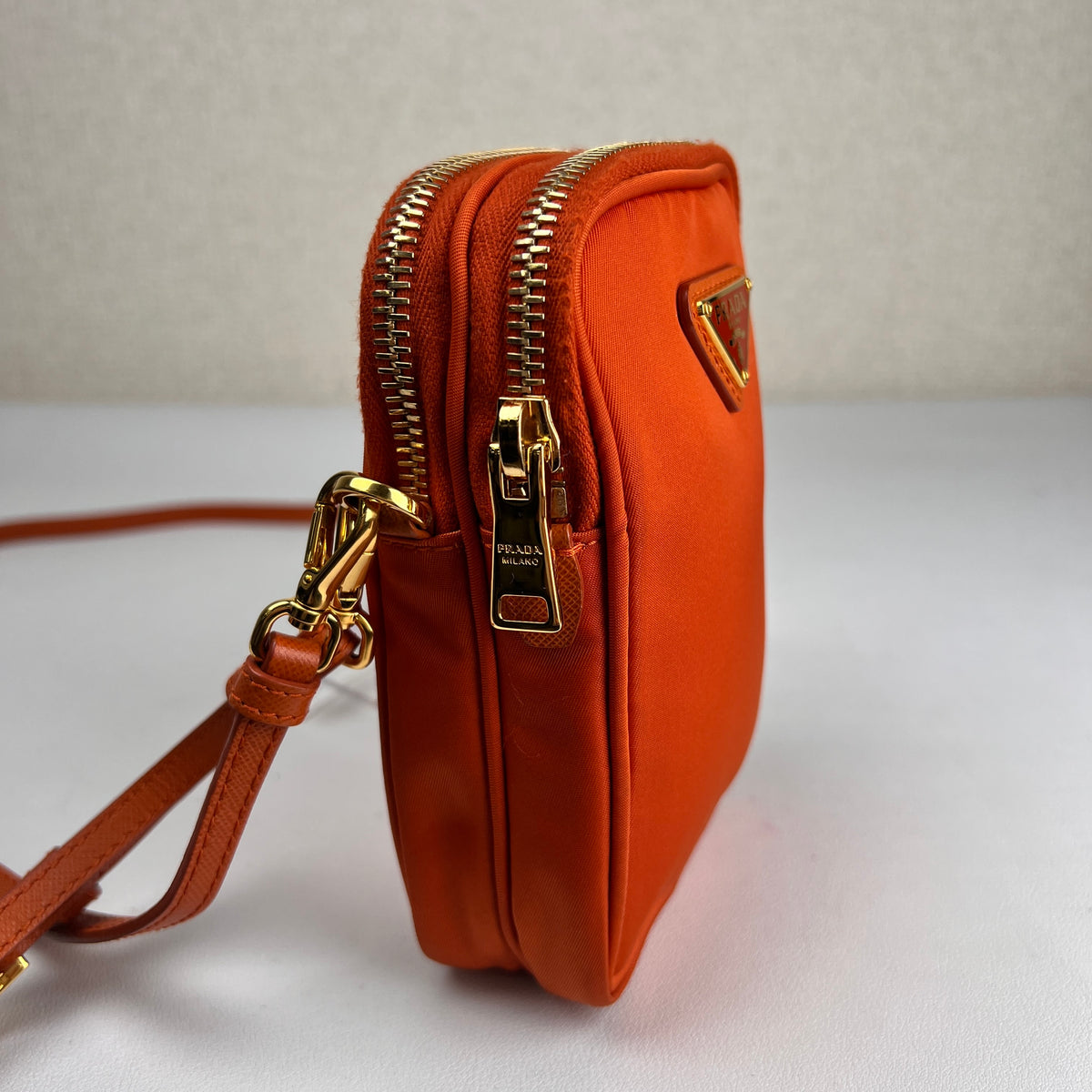 Prada Orange Shoulder Bags A-17368