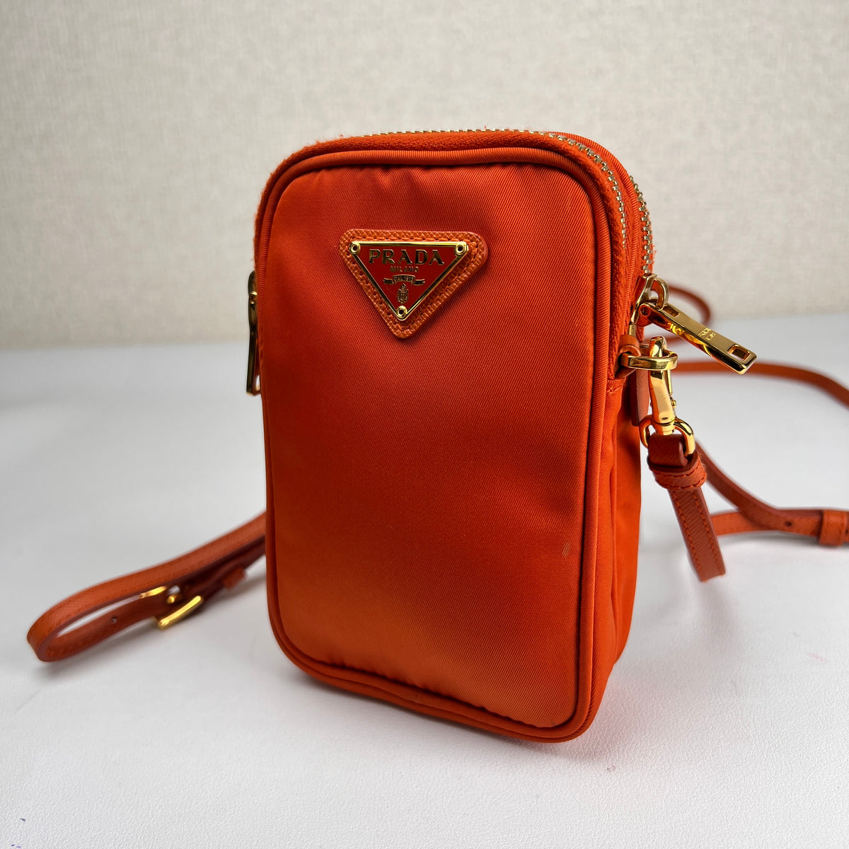 Prada Orange Shoulder Bags A-17368