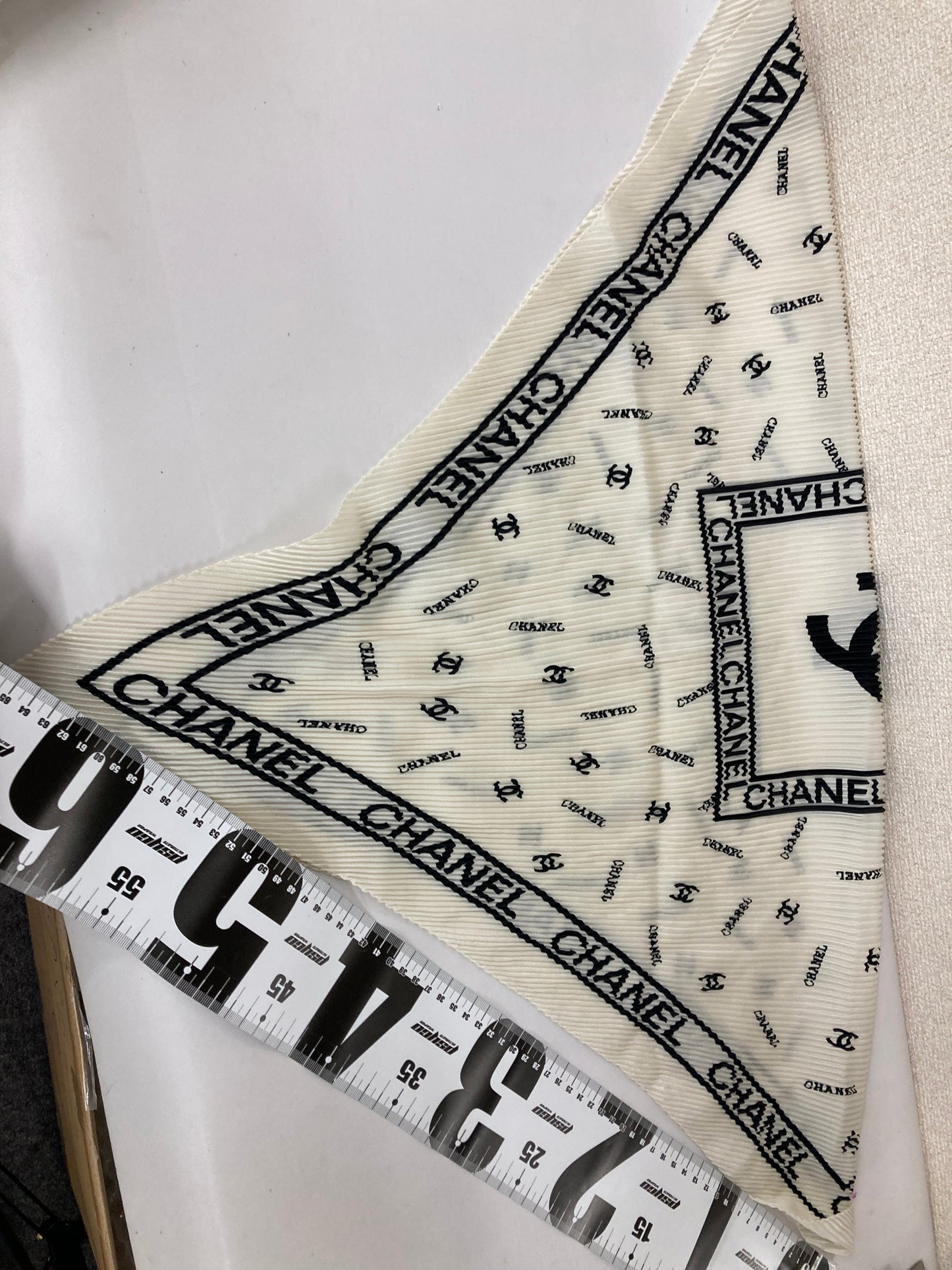 Chanel White Scarves A-17374