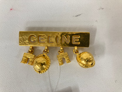 Celine Gold Brooches A-17382