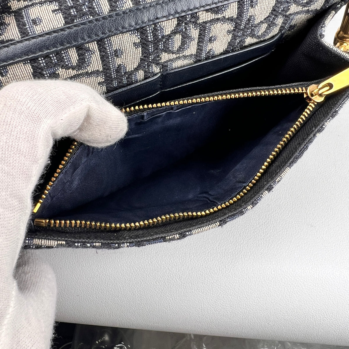Dior Navy Shoulder Bags A-17387