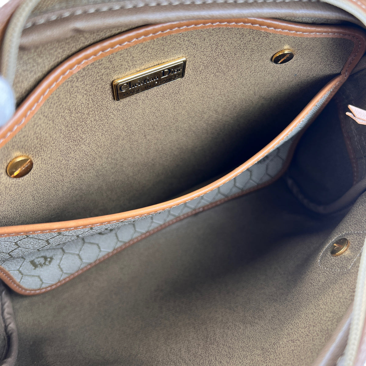 Dior Brown Handle Bags A-17393