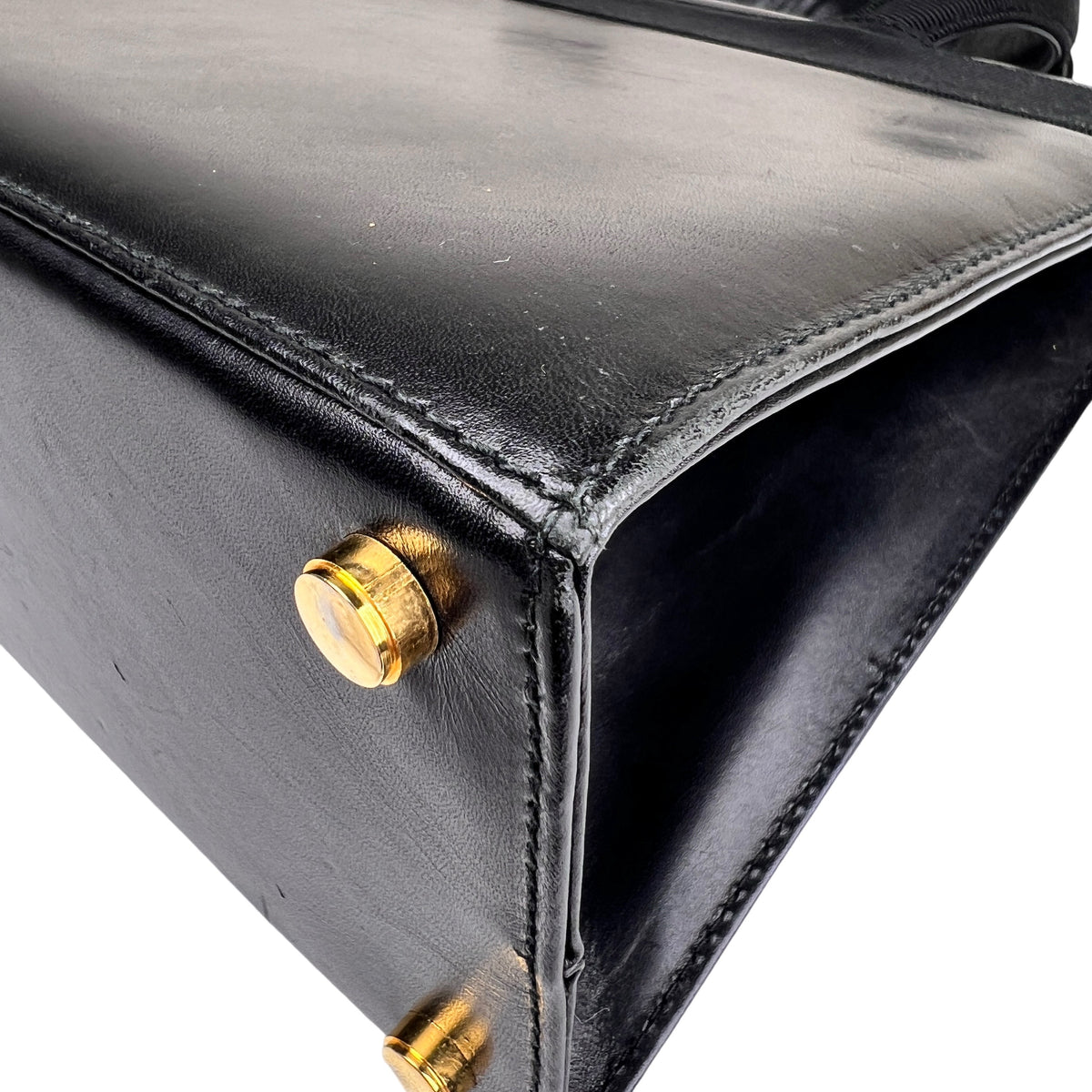 Ferragamo Black Handle Bags A-17398