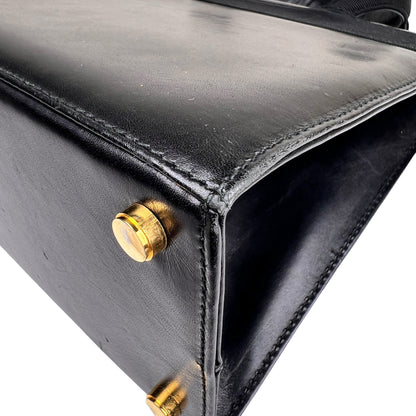 Ferragamo Black Handle Bags A-17398