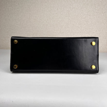 Ferragamo Black Handle Bags A-17398