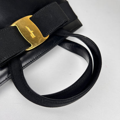 Ferragamo Black Handle Bags A-17398