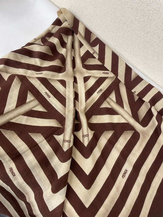 Fendi Brown Scarves A-17412