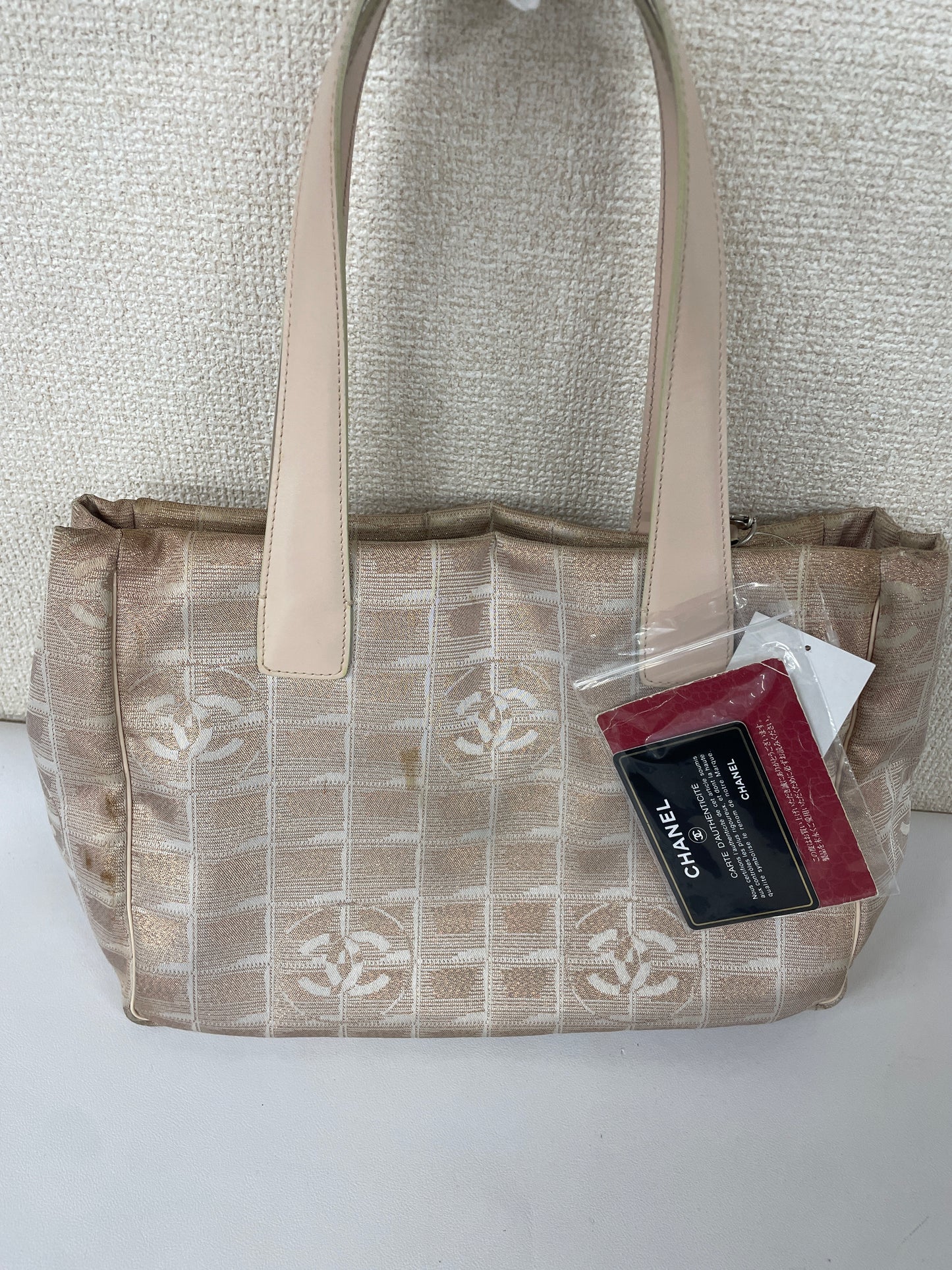 Chanel Beige Handle Bags A-17413