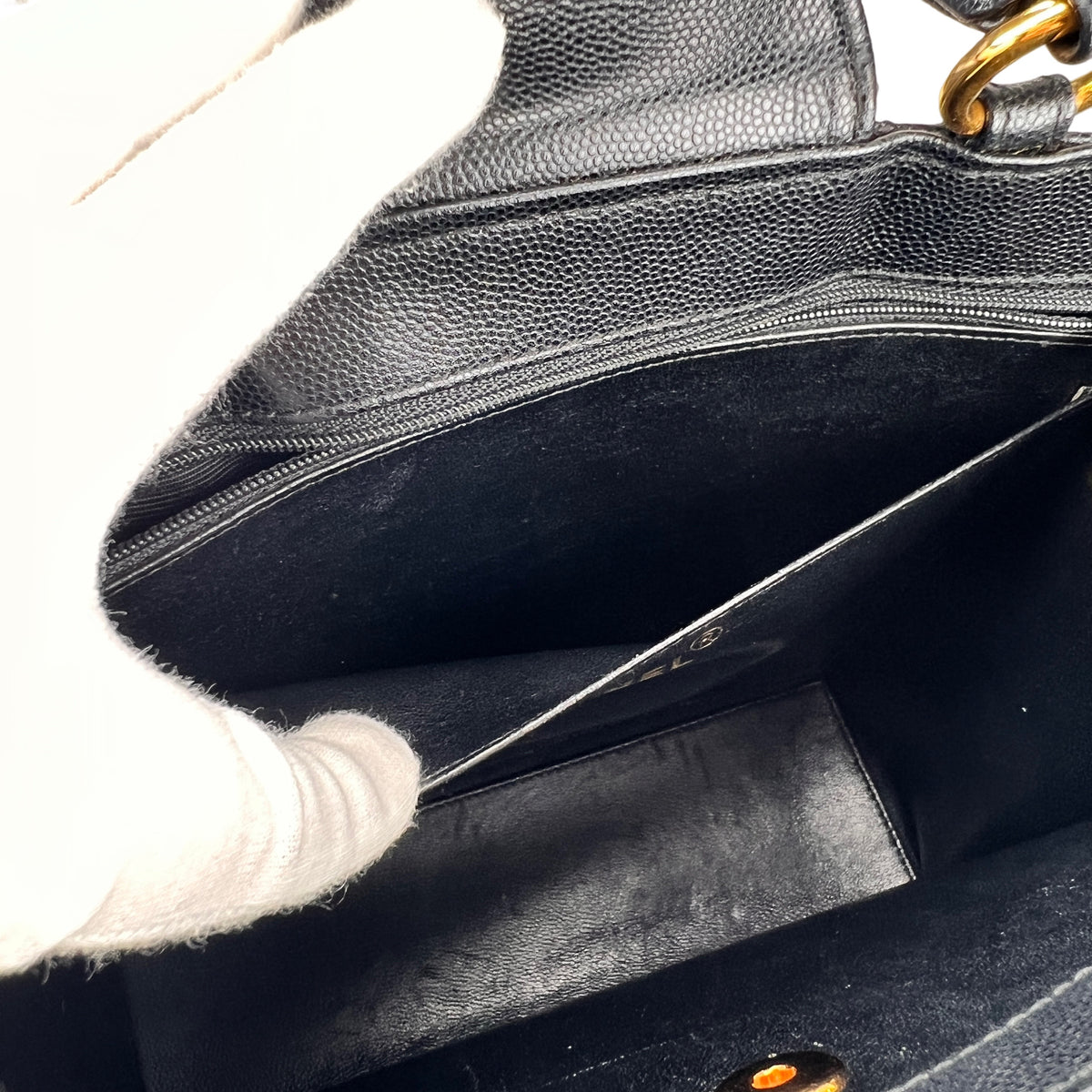 Chanel Black Handle Bags A-17414