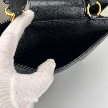 Chanel Black Handle Bags A-17414