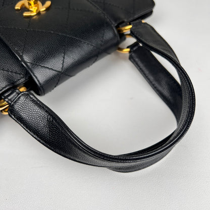 Chanel Black Handle Bags A-17414