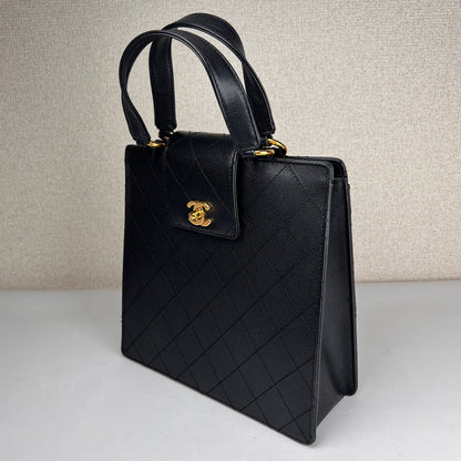 Chanel Black Handle Bags A-17414