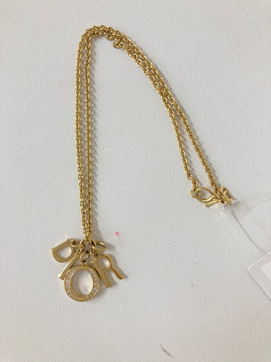 Dior Gold Necklaces A-17420