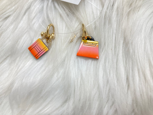 Hermes Orange Earrings A-17463