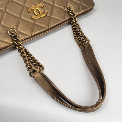 Chanel Gold Shoulder Bags A-17554