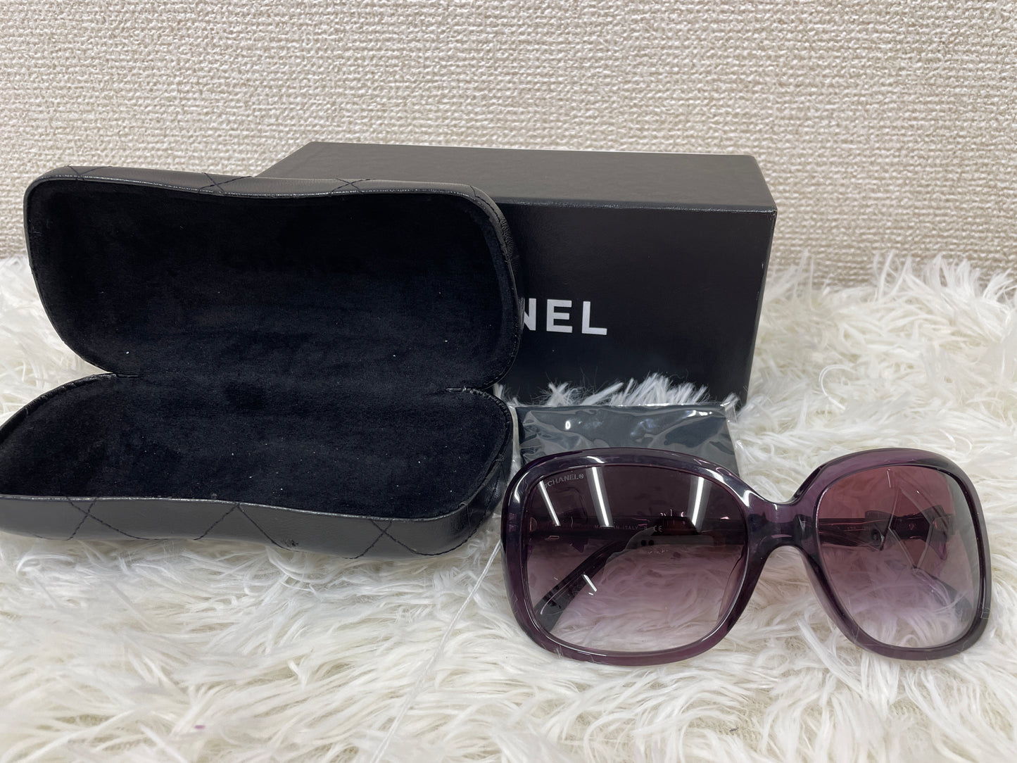 Chanel Purple Sunglasses A-17558