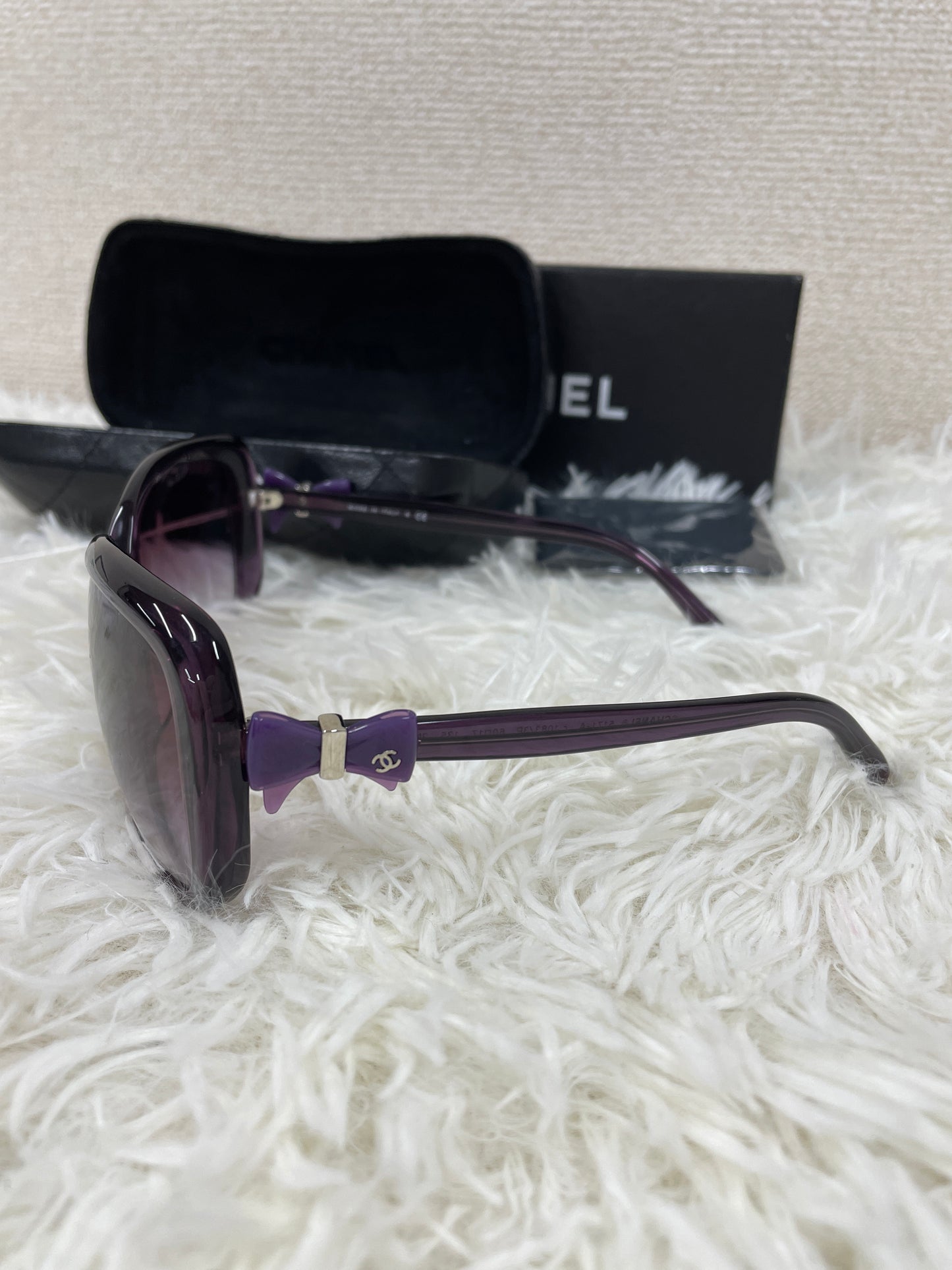 Chanel Purple Sunglasses A-17558