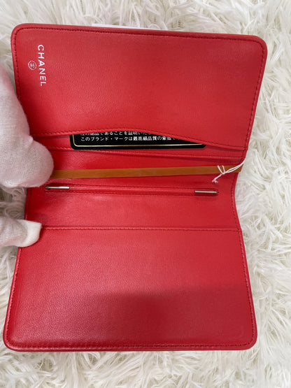 Chanel Orange Wallets A-17586