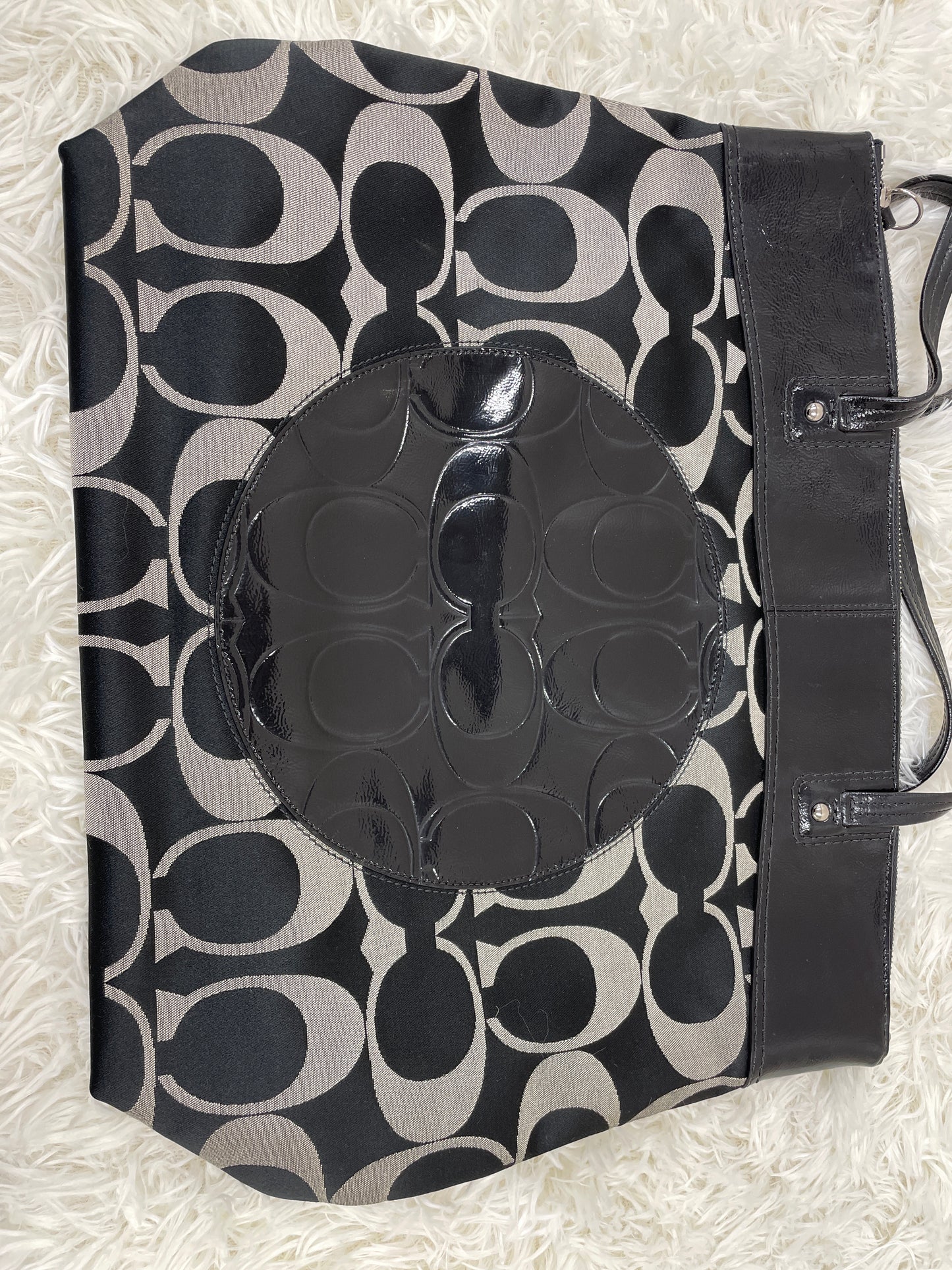 Coach Black Handle Bags A-17589