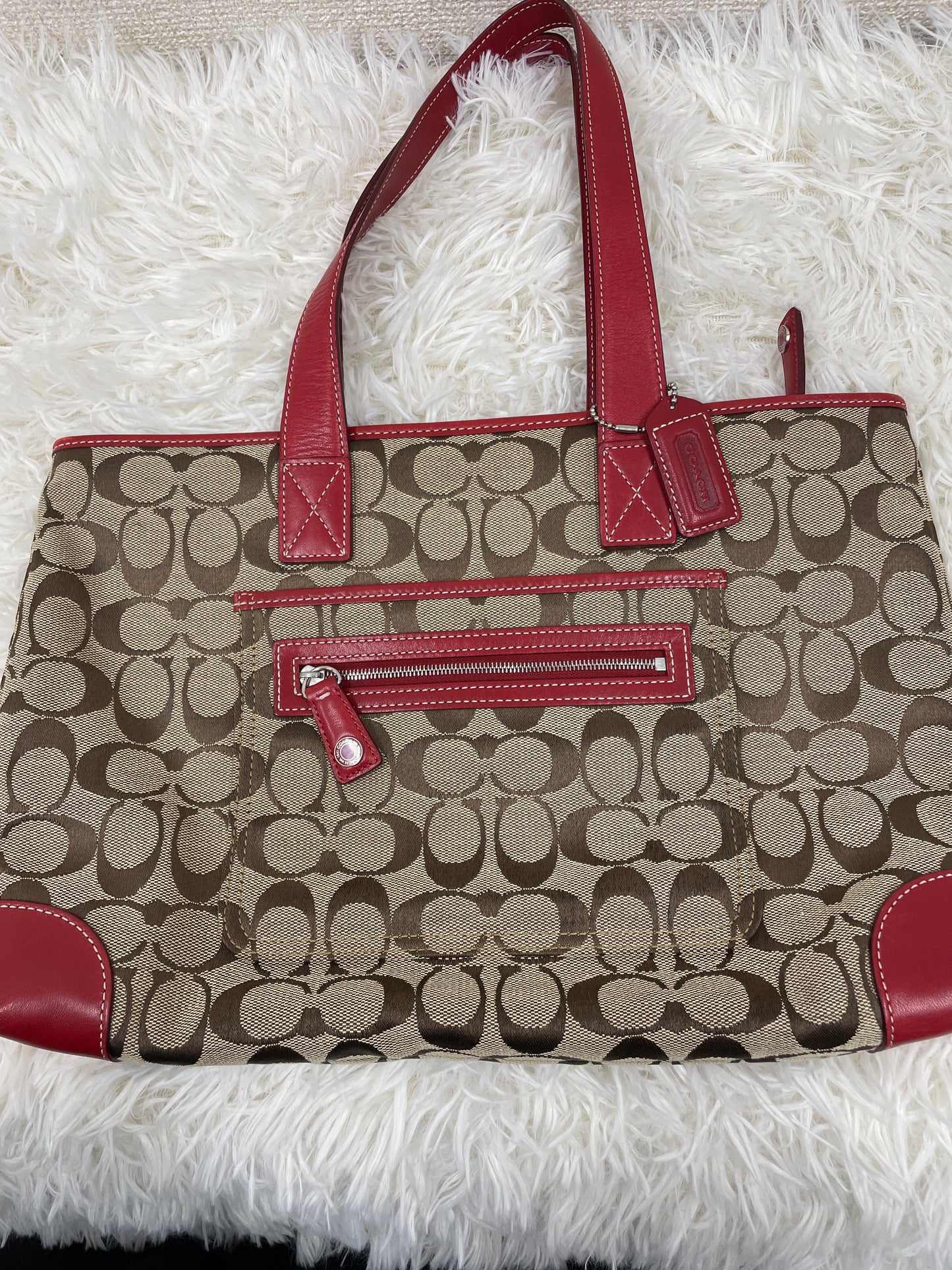Coach Red Handle Bags A-17591