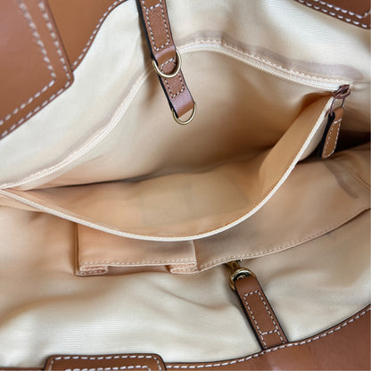 Coach Beige Tote Bags A-17597
