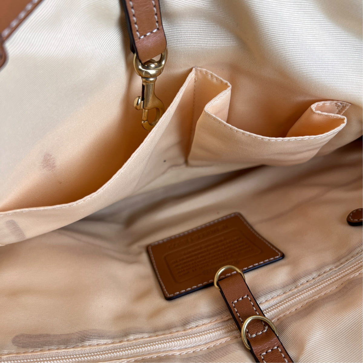 Coach Beige Tote Bags A-17597