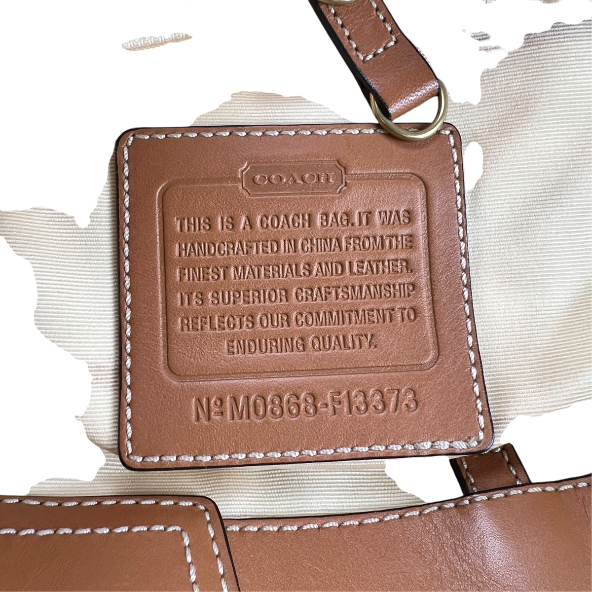 Coach Beige Tote Bags A-17597