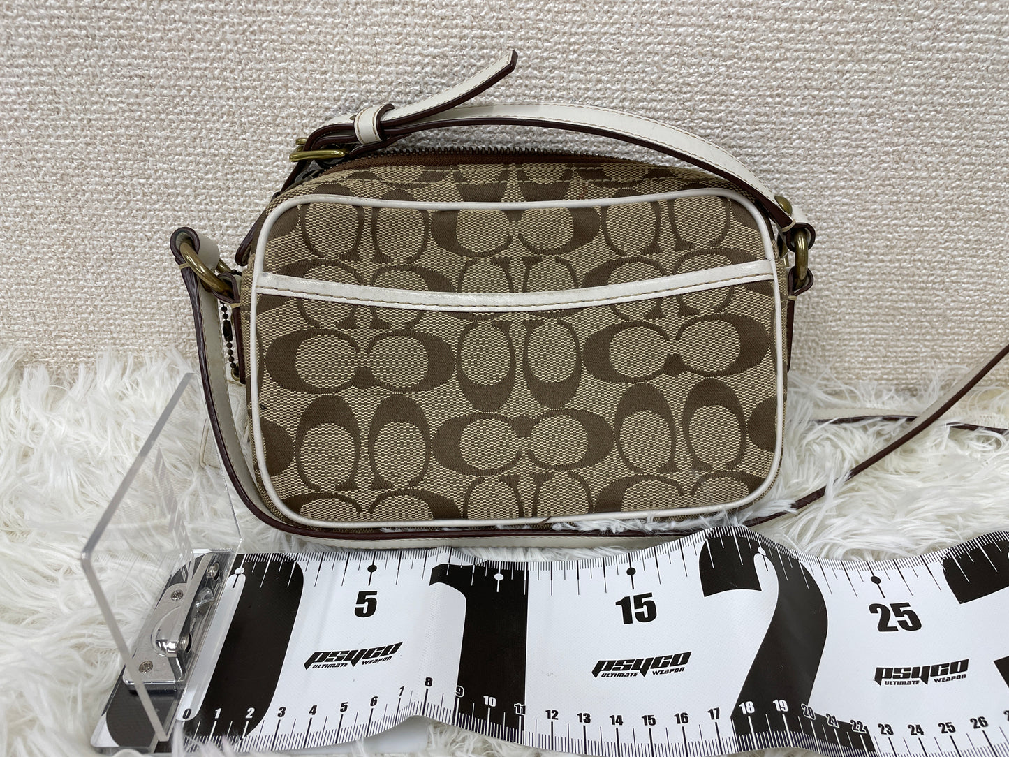 Coach Beige Shoulder Bags A-17606