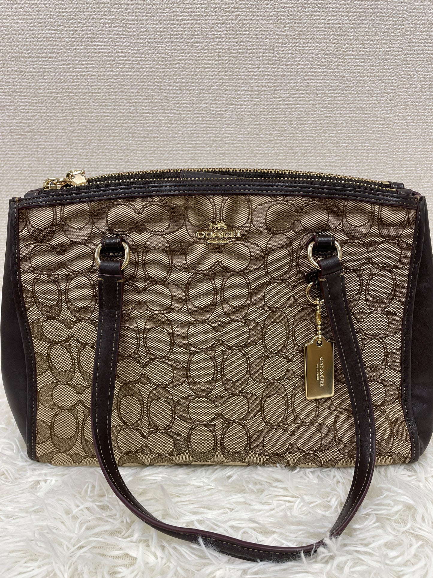 Coach Brown Handle Bags A-17608