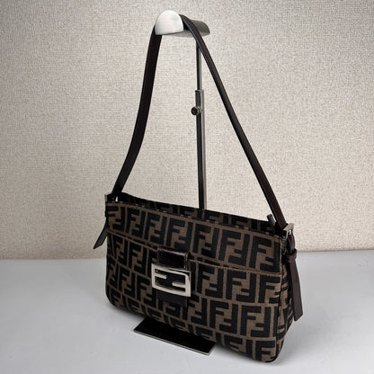 Fendi Beige Shoulder Bags A-17637