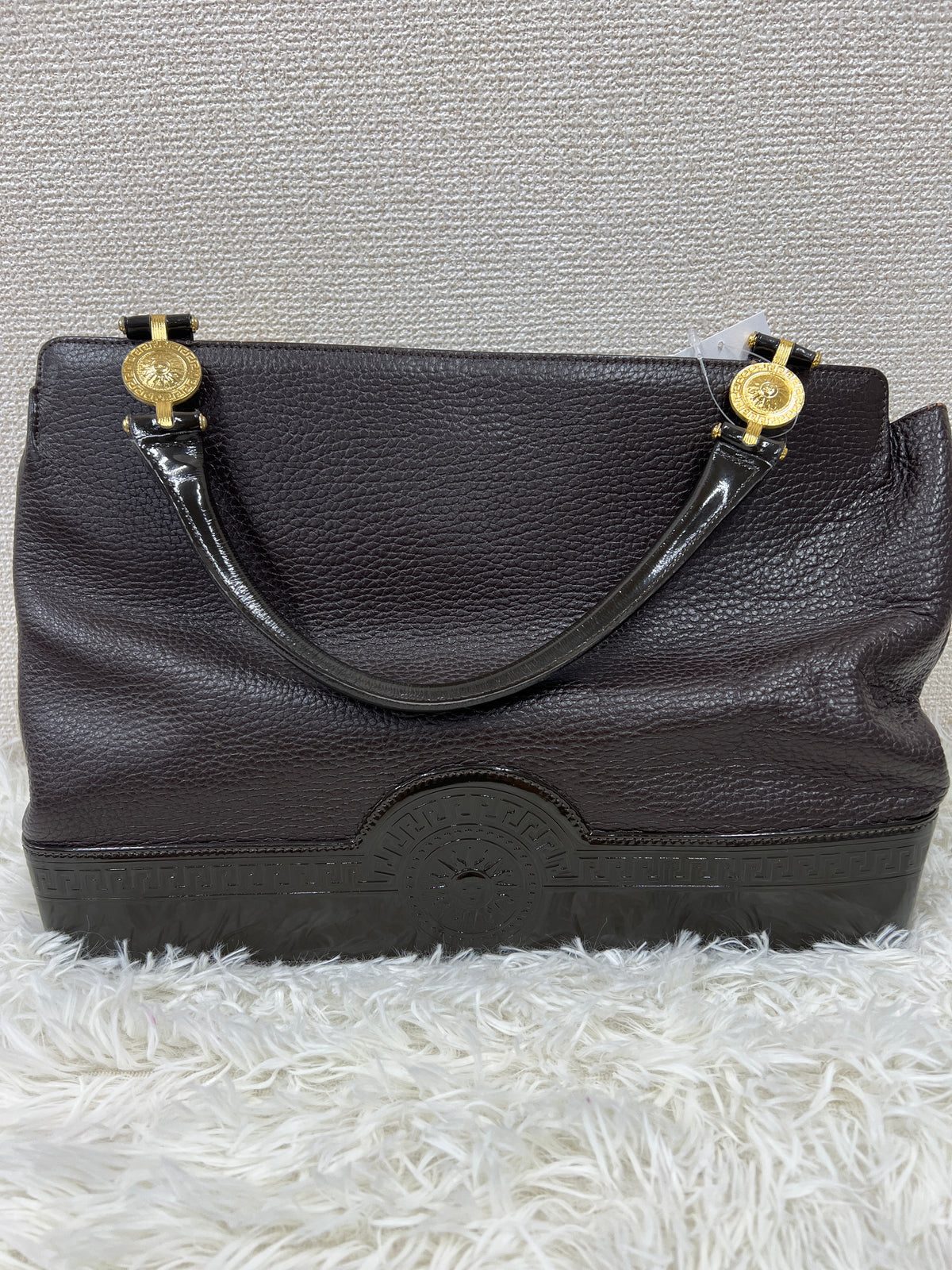 Versace Brown Handle Bags A-17643