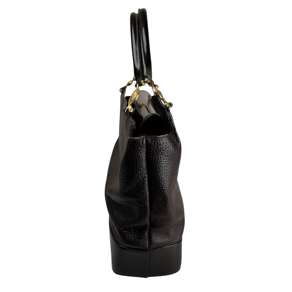 Versace Brown Handle Bags A-17643