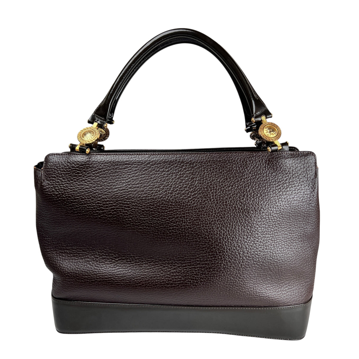 Versace Brown Handle Bags A-17643