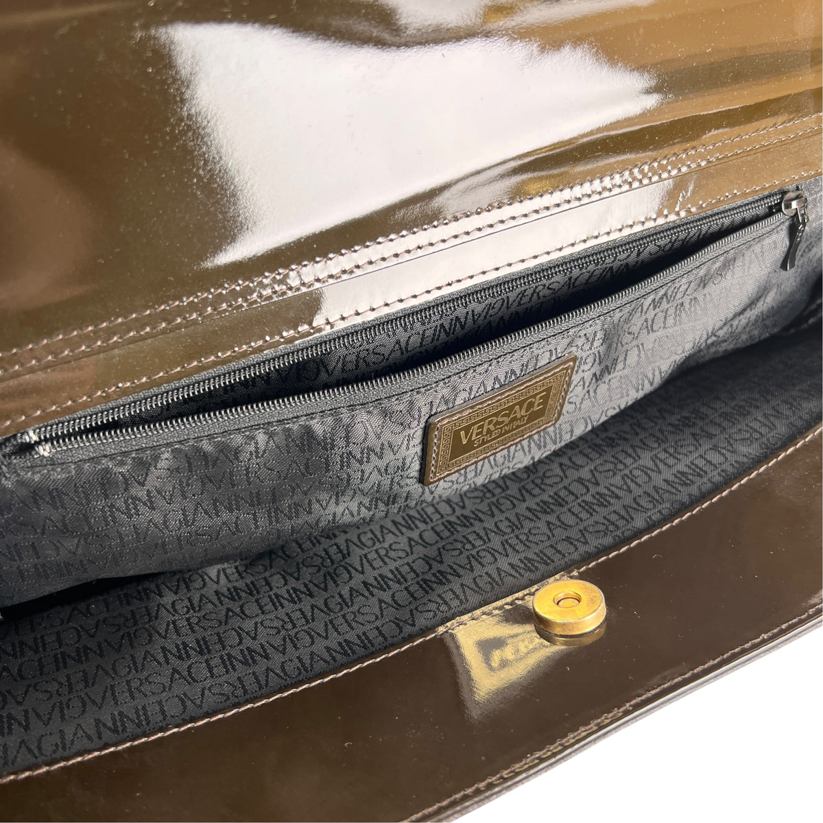 Versace Brown Handle Bags A-17643