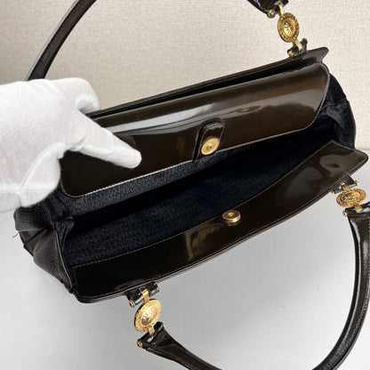 Versace Brown Handle Bags A-17643
