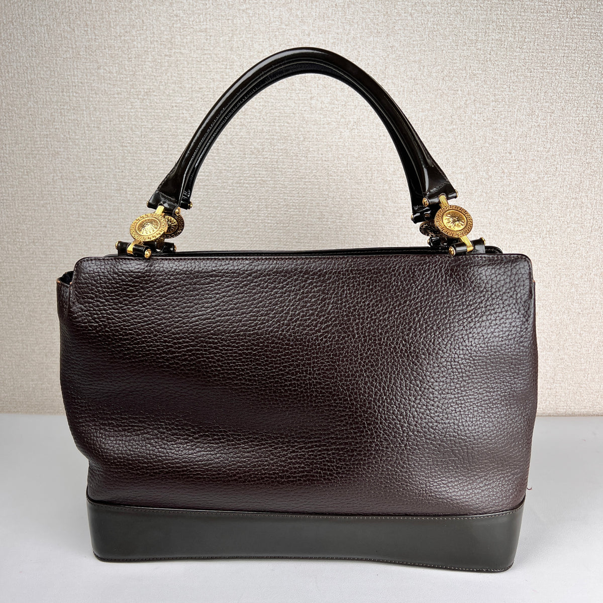 Versace Brown Handle Bags A-17643