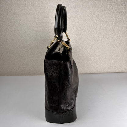 Versace Brown Handle Bags A-17643