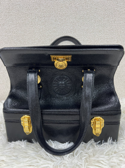 Versace Black Handle Bags A-17644