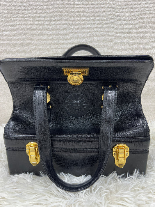 Versace Black Handle Bags A-17644