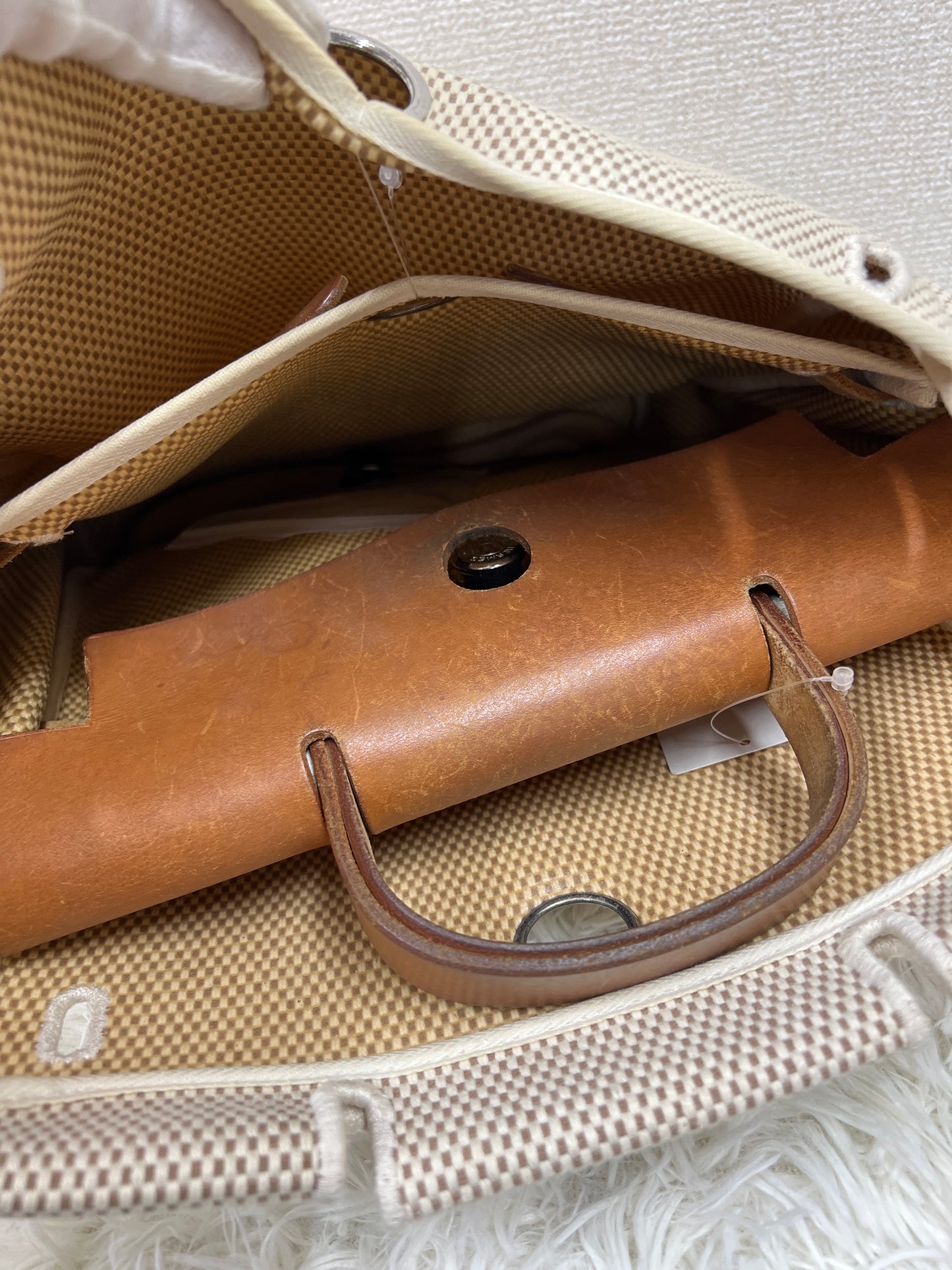 Hermes Beige Handle Bags A-17647